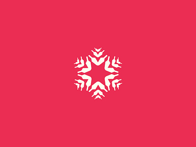 Snowflake branding christmass cold graphic design logo logomark mark snowflake symbol vector winter