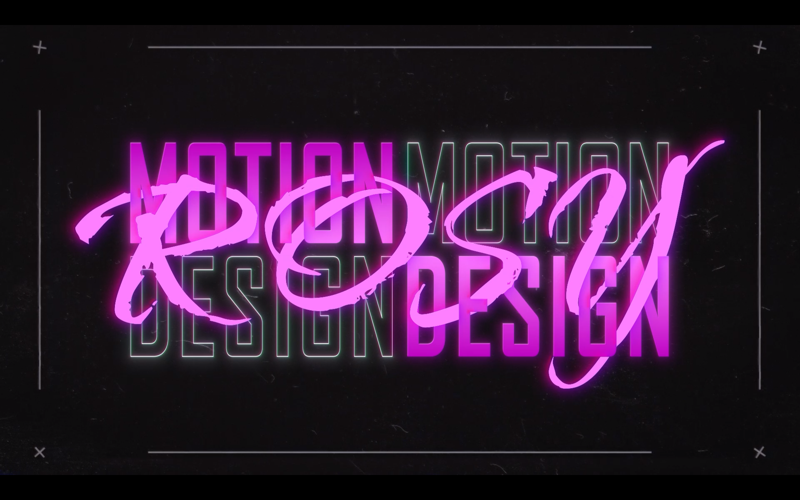 creative work - creation and animation of the poster animation motion graphics poster