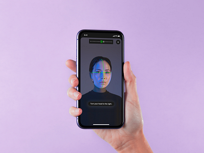 One of One – Face Scanning Animation app design ui ux