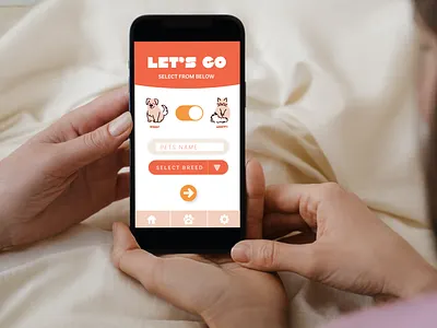 PAW LUV APP branding graphic design ui