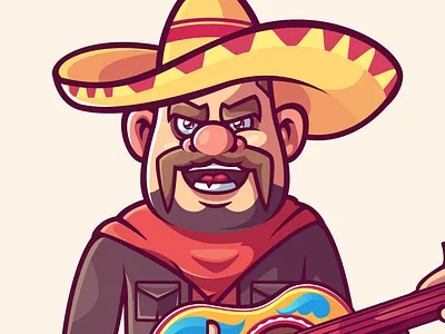 Mexican Men design graphic design illustration vector
