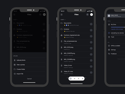 Proton Drive – Secure File Storage app design ui ux