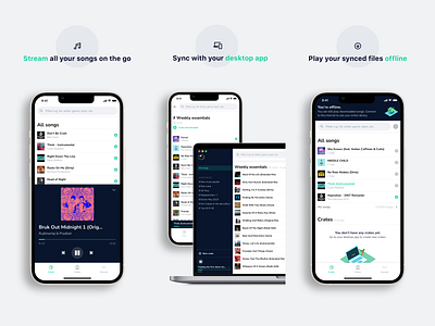 My DJ Cloud - The Mobile Experience app design ui ux