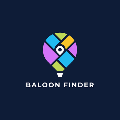 Baloon Finder Logo Design baloon logo branding design graphic design illustration logo minimal baloon logo social media ad social media post