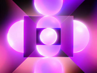 137 🟣 137 2d ae after effects animation box circle cj design gradient logo loop motion open portal reflection shiny ui up