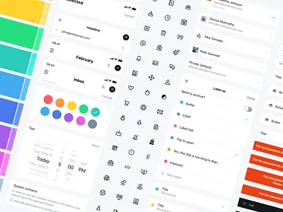 Proton Design System app design ui ux