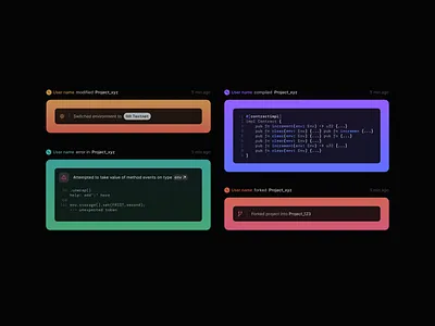 Okashi community posts color theme community dark developer feed gradient posts product design smart contract web app web3