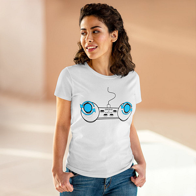 Gaming Is Awesome Women's Shirt apparel design gamer gamer girl gaming gaming controller gaming is awesome gaming is awesome shirt graphic design illustration joystick shirt women shirt