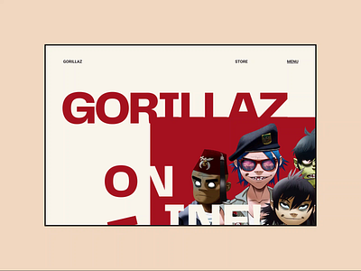 Gorillaz - animation animation motion graphics