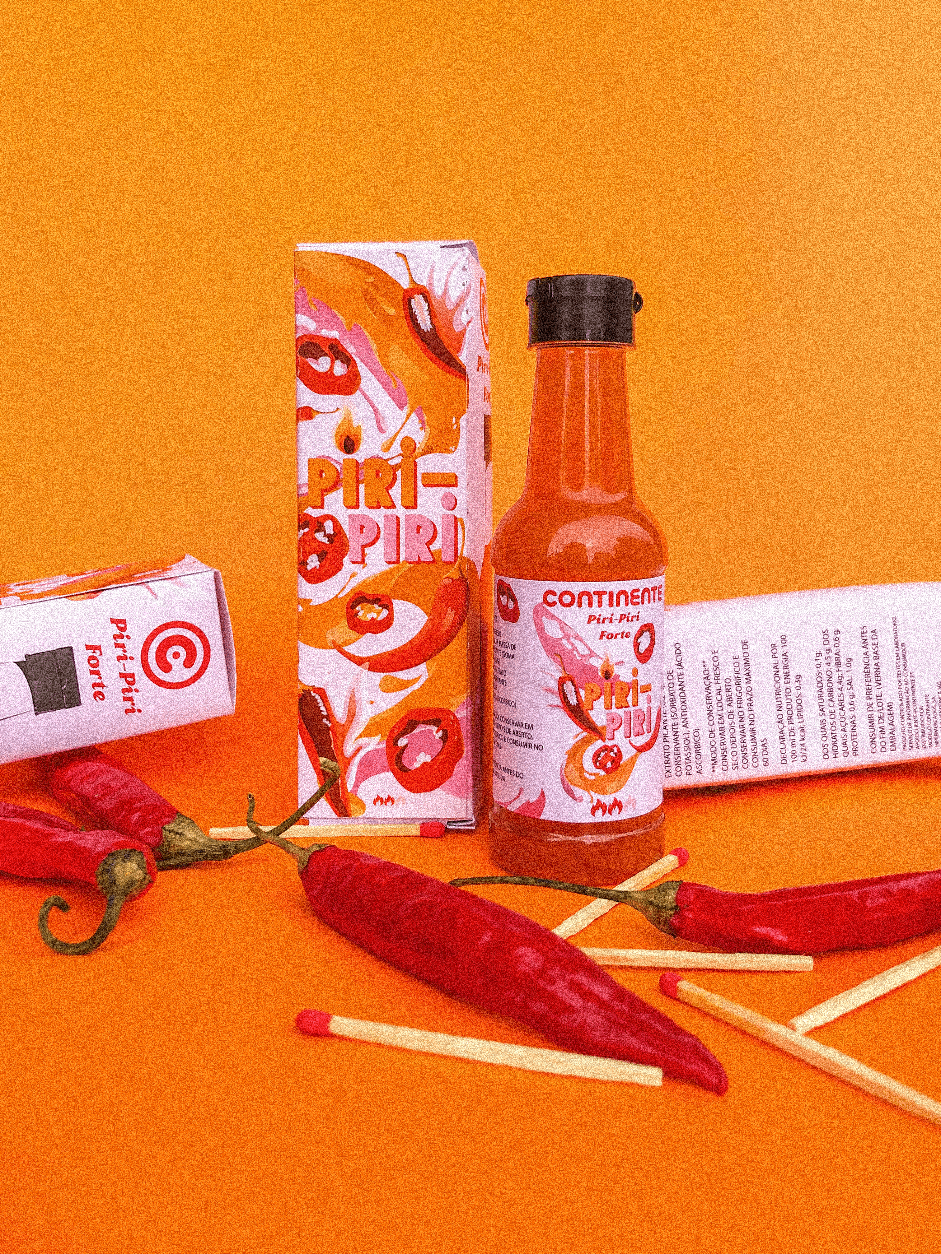 Piri-piri package concept graphic design illustration package packaging design paper pack souce