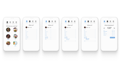 Daily UI (7/100): Settings android daily ui daily ui challenge hi fi prototype icons interactive interface iphone meat thermometer mobile app mobile web app product design prototypes thermometer ui ux web app wireframes