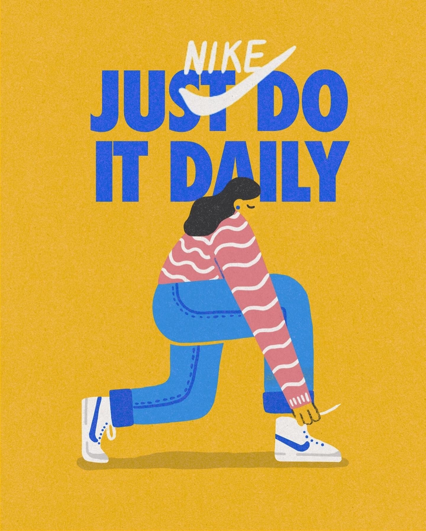 Doodles ads advertising airbnb animation barbie dancer doodles gif illustration nike procreate sketchbook