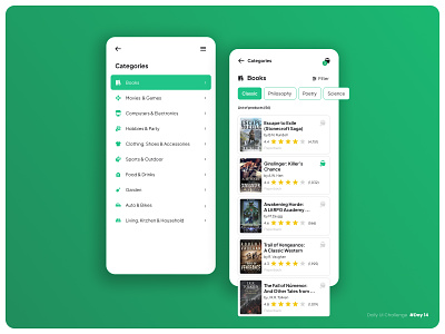 Category Screen With Product List category category screen challenge daily ui challenge dailyui design mobile mobile screen mobile ui product list screen ui