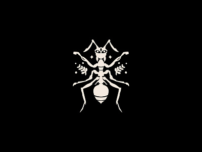Logo - La Fourmilière - Agency agency ant badge branding brands creative agency design esotheric graphic design illustration insect logo magic mark mystic nature typography vector