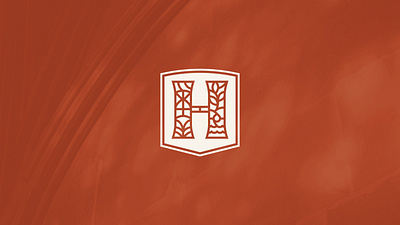 Heritage Church Brand Icon branding christian symbolism church church branding graphic design identity logo reformed logo shield logo