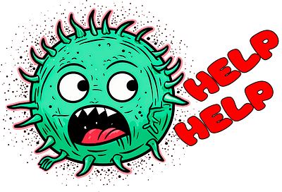 Alien Watermelon Scared animation graphic design illustration motion graphics vector