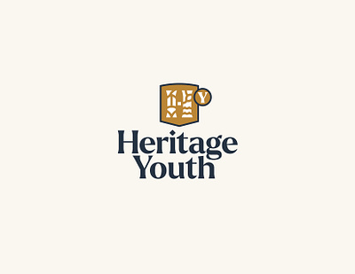 Heritage Church Youth Logo branding christian symbolism church church branding church youth logo graphic design logo design reformed branding