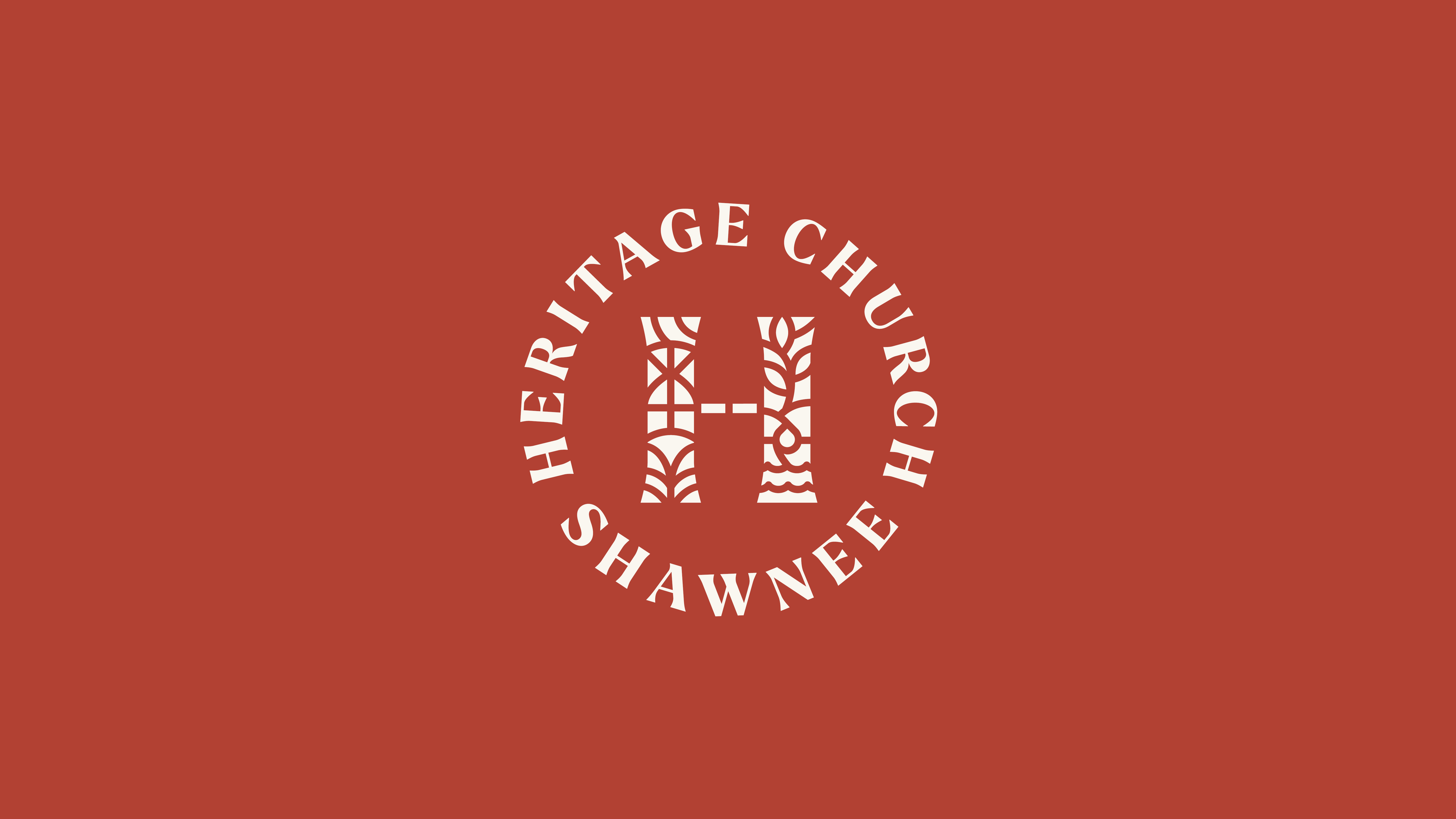 Heritage Church Logo Seal christian symbolism church church branding church emblem graphic design logo reformed branding seal design