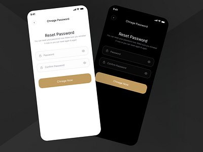 Reset Password App screen UX & UI Design app change design minimal password password reset app screen reset password ui ui ux ux ux ui ux ui