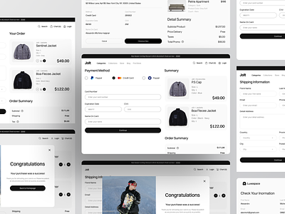 Clothing - Checkout Payment app checkout checkout payment clean design e commerce ecommerce interface payment payment method shopping shopping app ui ux web web app website