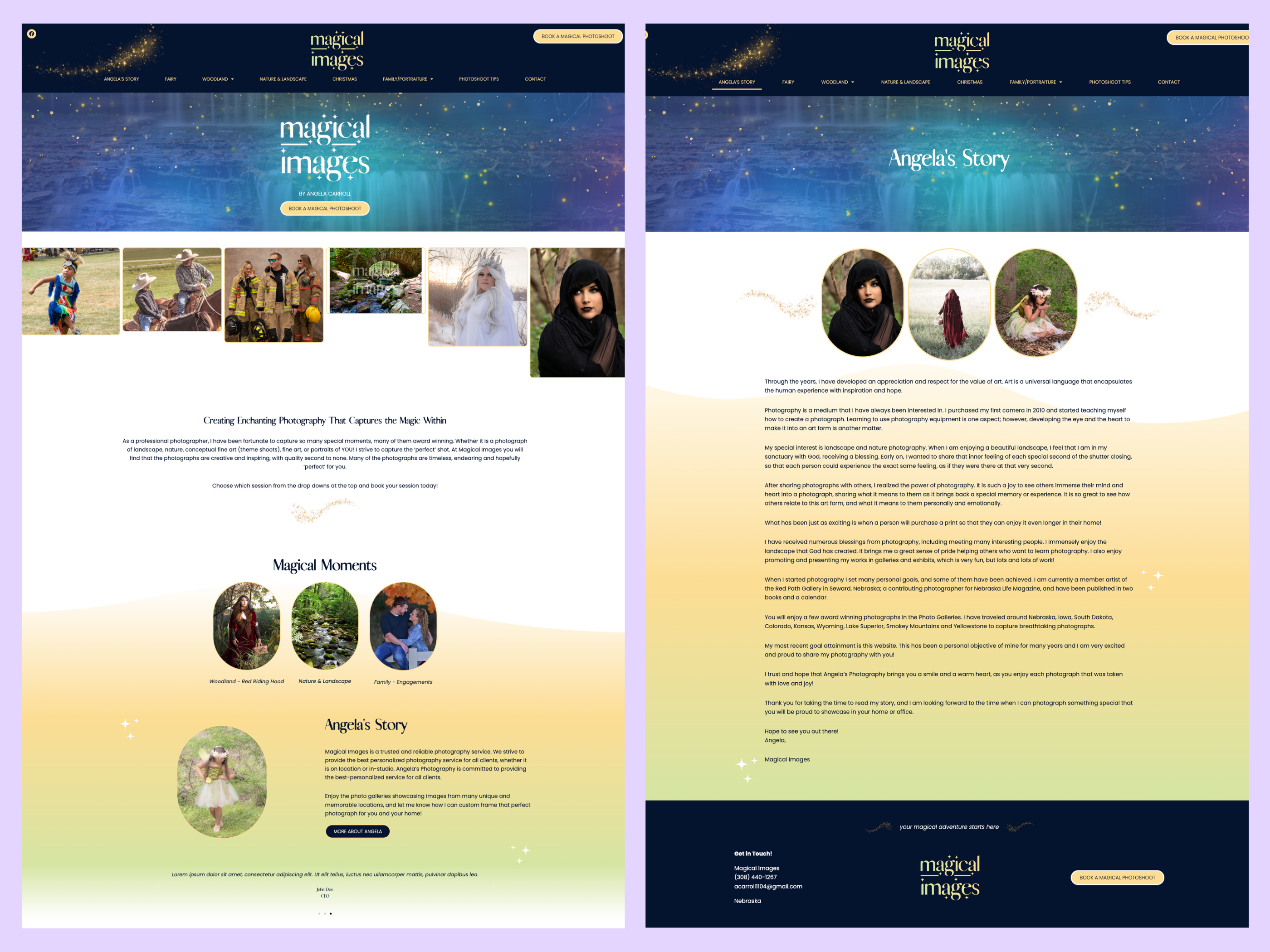 Magical Images - Full Elementor Design design elementor web design web develop wordpress