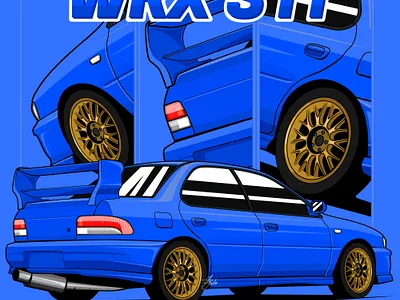 Subaru Impreza WRX STI GC8 vector art car car art car design car drawing car illustration carartwork carvector gc8 illustration subaru subaruimpreza subaruimprezawrxsti subaruwrx subaruwrxsti