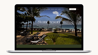 Stone Resort design ui