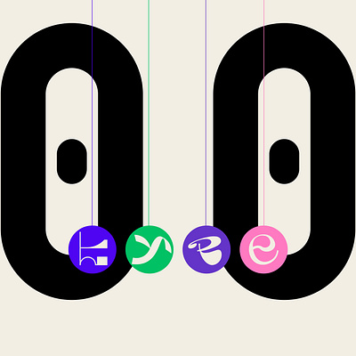AMAZING TYPE 3d animation graphic design logo ui