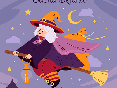 Befana illustration design graphic design illustration vector