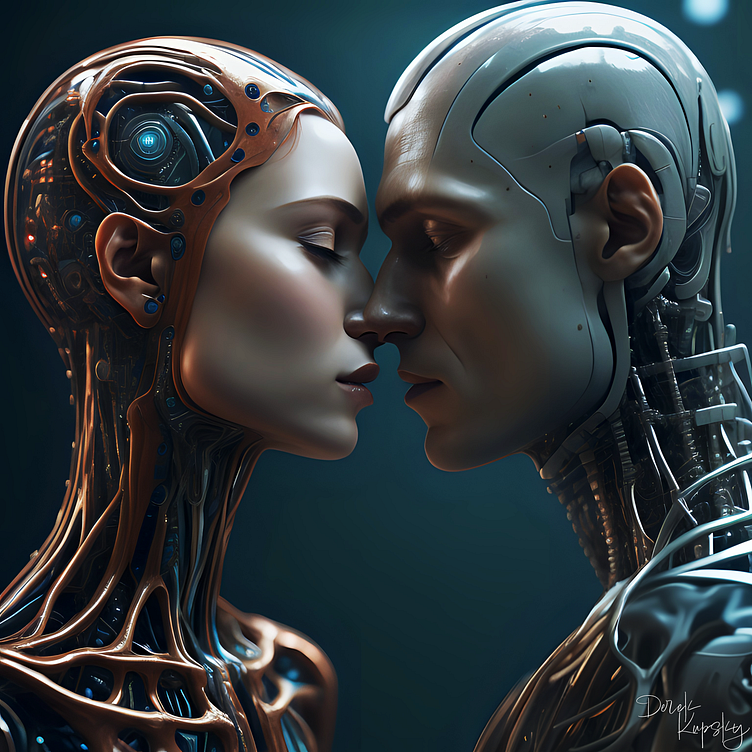 AI Humans in Love by Derek Kupsky by Neural AI Art by Derek Kupsky on  Dribbble