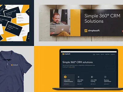 Simplesoft Rebrand b2b branding consulting crm logo tech