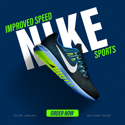 Creative Nike Shoes Design branding graphic design