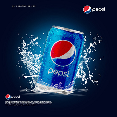 Pepsi design graphic design