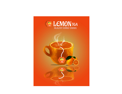 Lemon tea branding and packaging branding design graphic design illustration logo vector