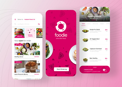 Food App design app design application figma food food app food app design food app ui mobile app ui ux