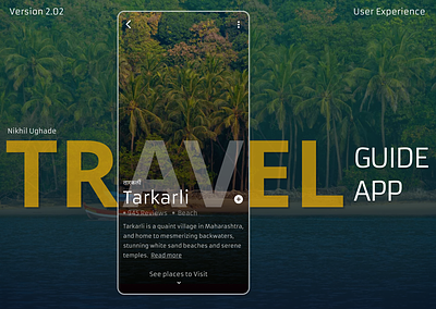 Travel Guide App mobile app designs mobile design mobile ux travel travel app travel guide app user experience user experience design ux