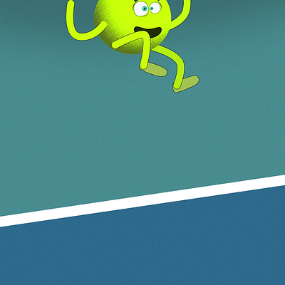 Bounce Ball 2d animation animation 2d animator bounce character motion graphics tennis