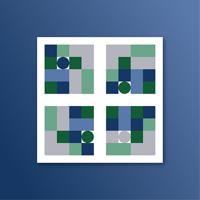 No-Idea-4-1 circle color illustration line minimal modern modern art pattern pixel print shape square vector