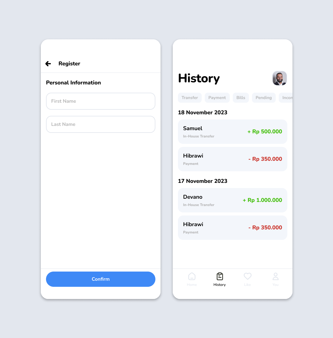 Mobile App Design app auto layout mobile simple ui ux