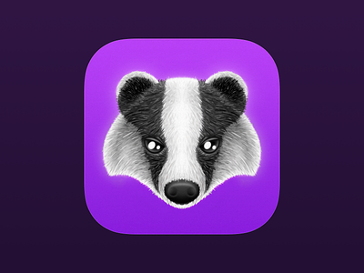 Badger App Icon app icon app icon design badger