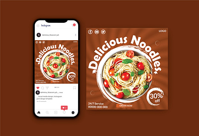 Social Media Design advertising business agency creative design delicious food design food lover food stall foodie graphic design modern agency modern design mouthwatering owner restaurant social media design