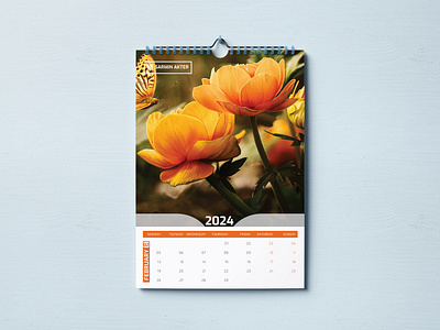Calendar Design 2024 branding graphic design wall calendar design