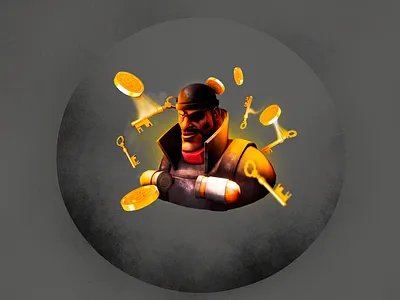 ART TF2 Hero graphic design illustration