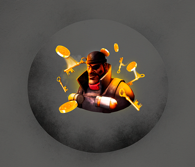 ART TF2 Hero graphic design illustration