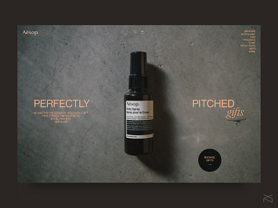 Aesop - redesign concept ecommerce skin care ui web