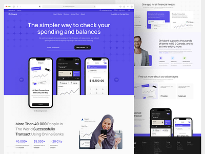 Onlybank Landing Page