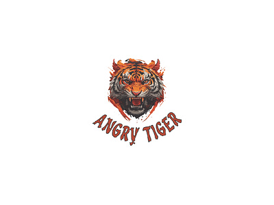 Tiger Logo by Lucian Radu on Dribbble