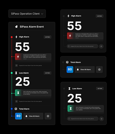 SiPass Operation Client_UI Design adobe xd figma ui