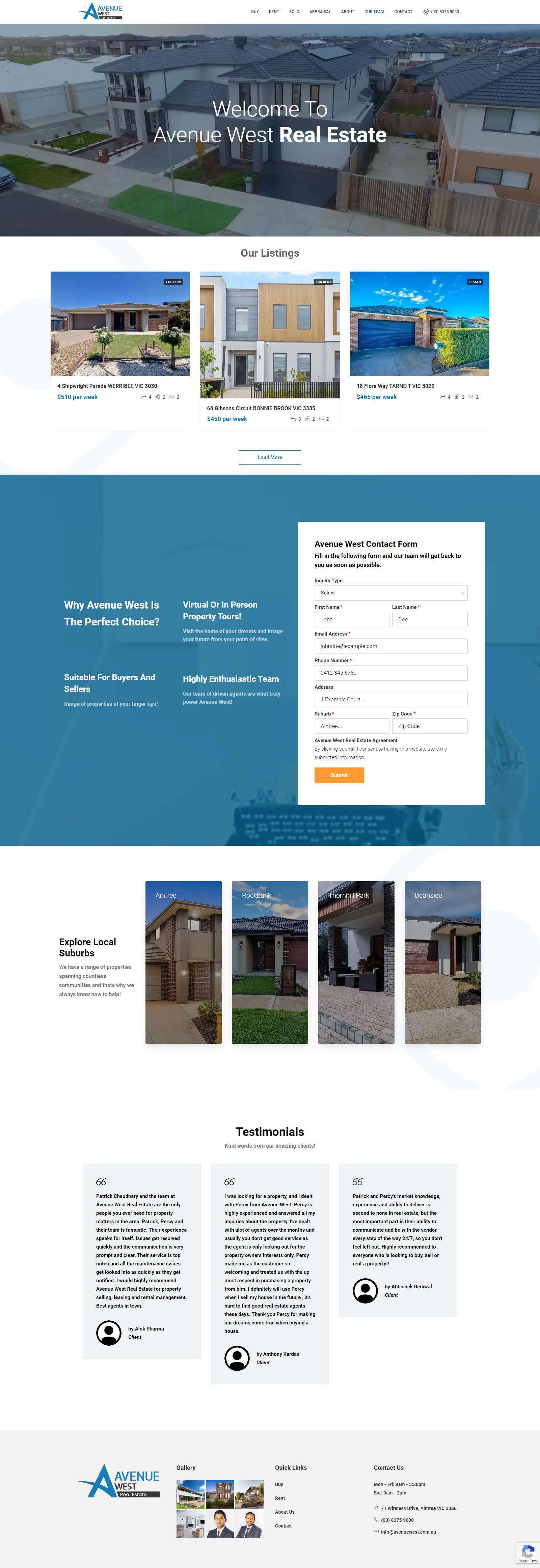 Real-Estate Website ~ WordPress Website real estate website wordpress website