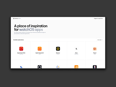 interface.watch apple watch applications directories directory inspiration inspirations library reference references screenshot ui ux watch watchos webdesign
